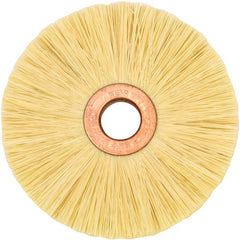 3″ Small Diameter Tampico Wheel Brush, 1/2″ Arbor Hole - Eagle Tool & Supply