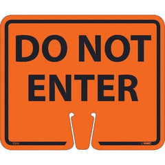 NMC - "Do Not Enter", 12-5/8" Wide x 10-3/8" High, Rigid Plastic Safety Sign - Eagle Tool & Supply