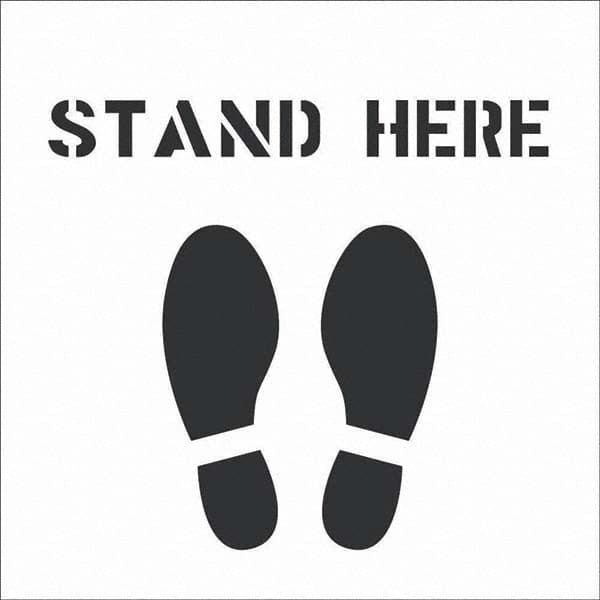 NMC - Facility Stencils Type: Message & Graphic Message Type: Instructions - Eagle Tool & Supply