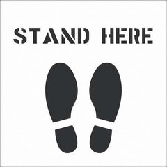 NMC - Facility Stencils Type: Message & Graphic Message Type: Instructions - Eagle Tool & Supply