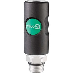 Prevost - Pneumatic Hose Fittings & Couplings Type: Coupler Thread Size: 1/2 - Eagle Tool & Supply