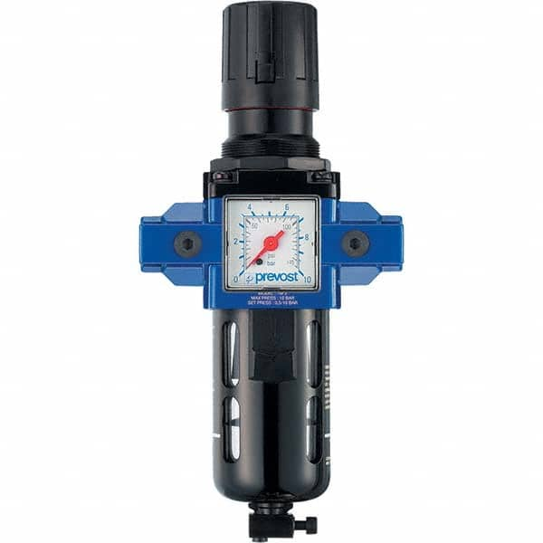 Prevost - Filter, Regulator & Lubricator (FRL) Units Configuration: 1 Pc. Filter/Regulator Body Type: Standard - Eagle Tool & Supply