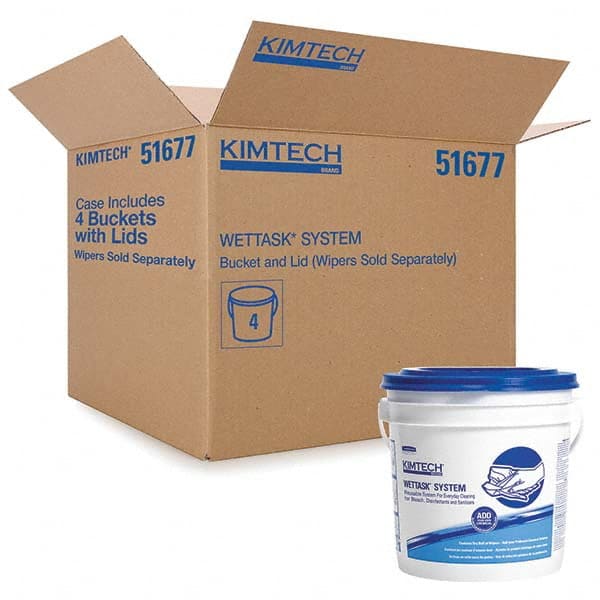 Kimtech - Wipe Dispensers For Use With: Kimtech WetTask 6001, 6211, 6411, & 6471 Dispenser Style: Manual - Eagle Tool & Supply