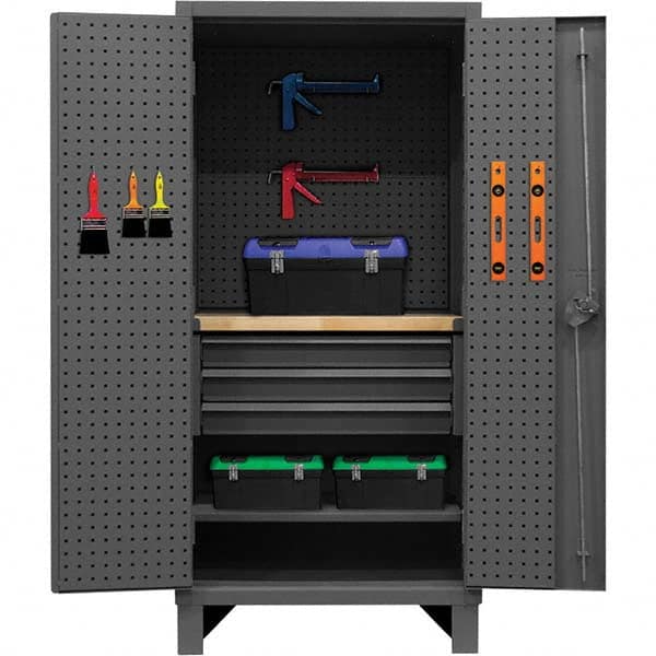Durham - Storage Cabinets Type: Pegboard Width (Inch): 24-1/8 - Eagle Tool & Supply