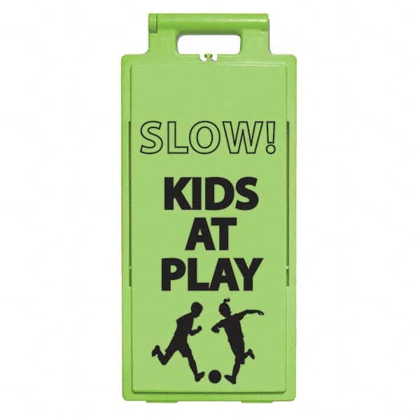 PRO-SAFE - Cone & A Frame Floor Signs Shape: A-Frame Type: Accident Prevention - Eagle Tool & Supply