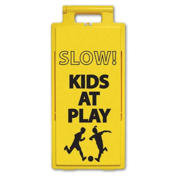 PRO-SAFE - Cone & A Frame Floor Signs Shape: A-Frame Type: Accident Prevention - Eagle Tool & Supply