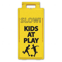 PRO-SAFE - Cone & A Frame Floor Signs Shape: A-Frame Type: Accident Prevention - Eagle Tool & Supply