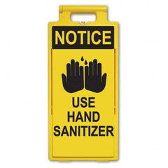 PRO-SAFE - Cone & A Frame Floor Signs Shape: A-Frame Type: Accident Prevention - Eagle Tool & Supply