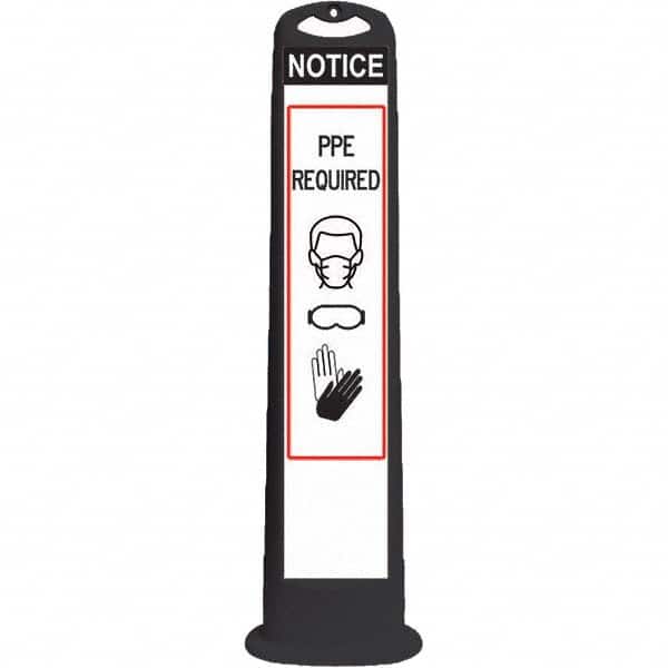 PRO-SAFE - Traffic Barrels, Delineators & Posts Type: Vertical Panel Material: HDPE - Eagle Tool & Supply