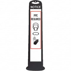 PRO-SAFE - Traffic Barrels, Delineators & Posts Type: Vertical Panel Material: HDPE - Eagle Tool & Supply