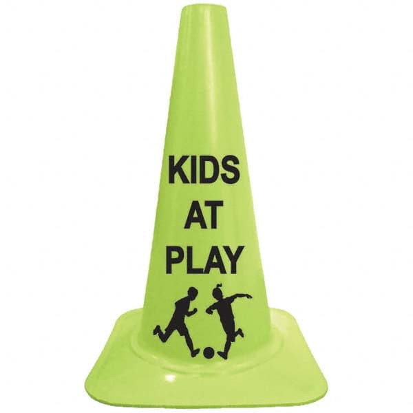 PRO-SAFE - Traffic Cones Type: Sport Cone Color: Lime - Eagle Tool & Supply