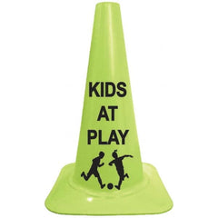 PRO-SAFE - Traffic Cones Type: Sport Cone Color: Lime - Eagle Tool & Supply