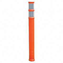 PRO-SAFE - Traffic Barrels, Delineators & Posts Type: Delineator Post Material: HDPE - Eagle Tool & Supply