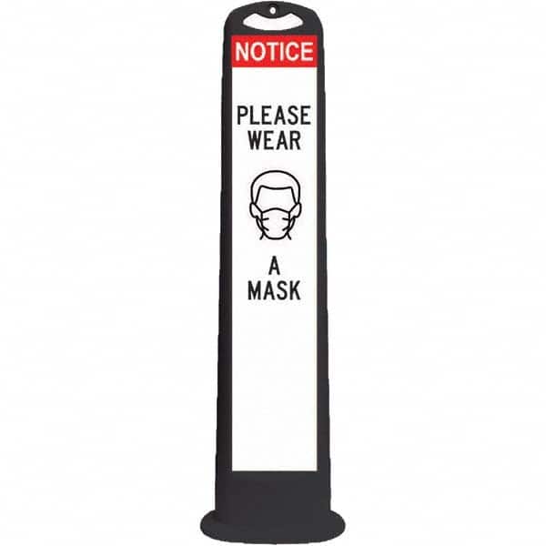 PRO-SAFE - Traffic Barrels, Delineators & Posts Type: Vertical Panel Material: HDPE - Eagle Tool & Supply