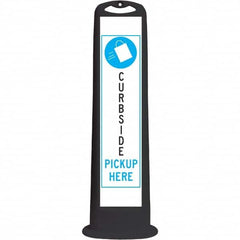 PRO-SAFE - Traffic Barrels, Delineators & Posts Type: Vertical Panel Material: HDPE - Eagle Tool & Supply