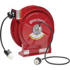 Reelcraft - Cord & Cable Reels End Type: Twist Lock Receptacle Cable Length (Feet): 50 - Eagle Tool & Supply