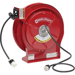 Reelcraft - Cord & Cable Reels End Type: Single Outlet Cable Length (Feet): 50 - Eagle Tool & Supply