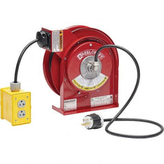 Reelcraft - Cord & Cable Reels End Type: Quad Outlet Cable Length (Feet): 45 - Eagle Tool & Supply