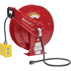 Reelcraft - Cord & Cable Reels End Type: Quad Outlet Cable Length (Feet): 100 - Eagle Tool & Supply