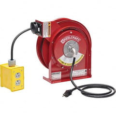Reelcraft - Cord & Cable Reels End Type: Quad Outlet Cable Length (Feet): 45 - Eagle Tool & Supply