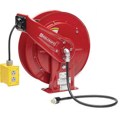 Reelcraft - Cord & Cable Reels End Type: Quad Outlet Cable Length (Feet): 75 - Eagle Tool & Supply