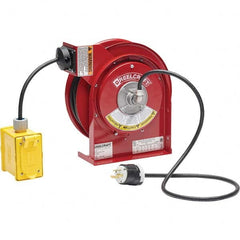 Reelcraft - Cord & Cable Reels End Type: Duplex GFCI Outlet Box Cable Length (Feet): 45 - Eagle Tool & Supply