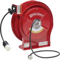 Reelcraft - Cord & Cable Reels End Type: Twist Lock Receptacle Cable Length (Feet): 50 - Eagle Tool & Supply