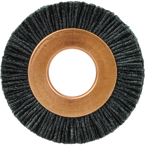 1 1/2″ Diameter - Small Diameter Wheel Brush - 0.026″/120 Grit - 1/2″ Arbor - Eagle Tool & Supply