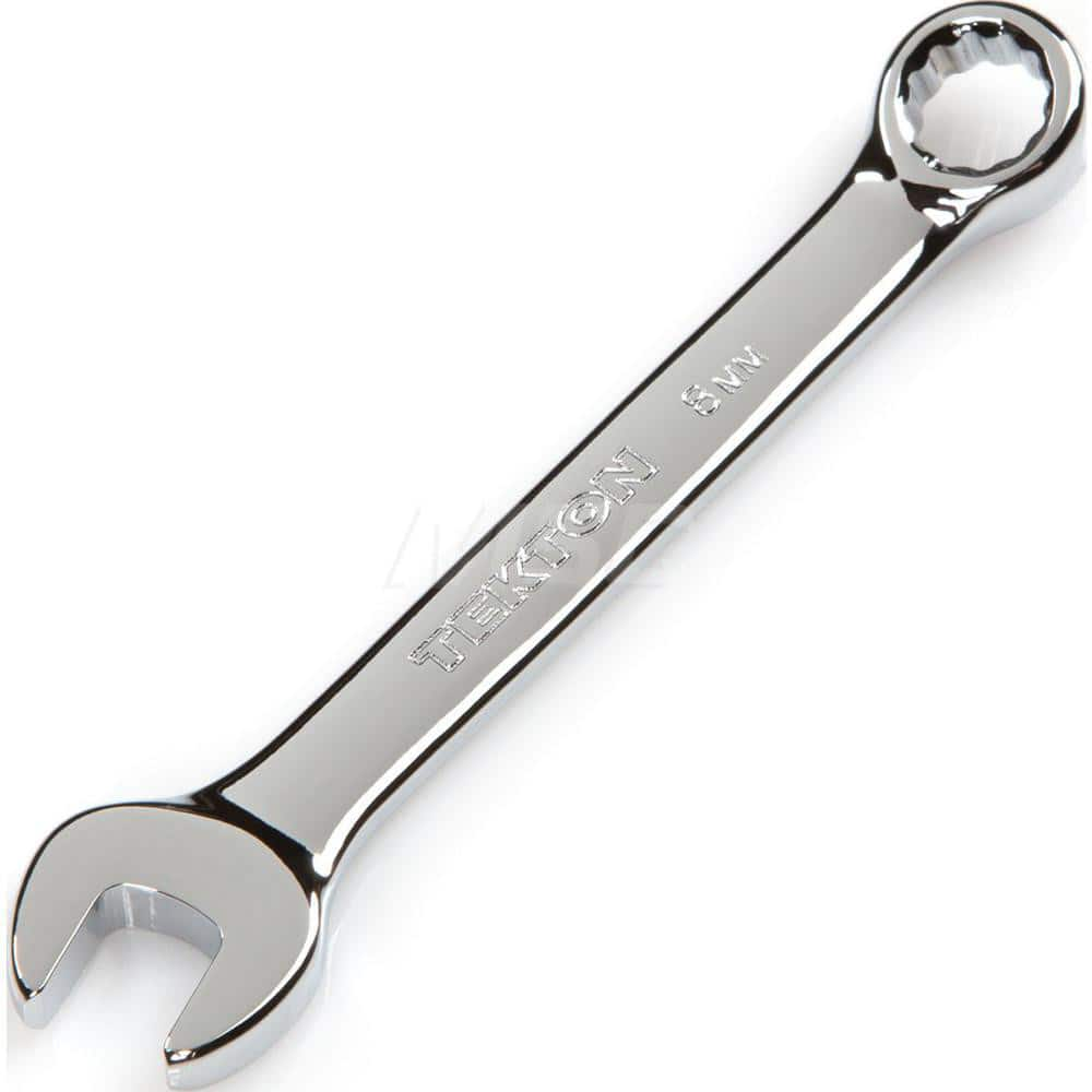 Combination Wrench: Chrome, Chrome-Plated