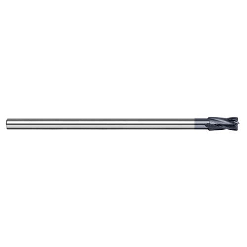 End Mills - Reduced Shank End Mills - 0.3750″ (3/8″) Cutter Diameter × 0.0300″ Radius × 0.5630″ Length of Cut Carbide Reduce Shank Corner Radius End Mill, 4 Flutes, AlTiN Coated