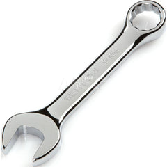 Combination Wrench: Chrome, Chrome-Plated