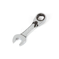 Combination Wrench: Chrome, Chrome-Plated