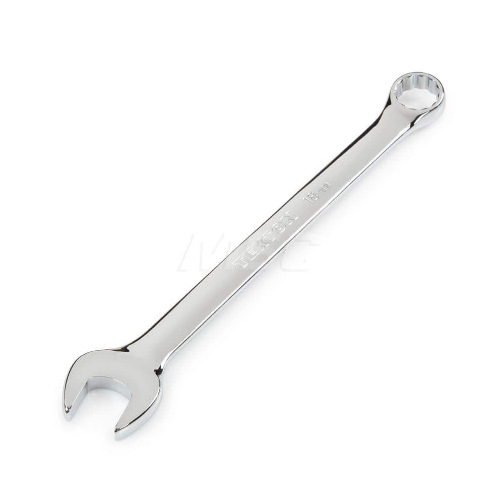 Combination Wrench: Chrome, Chrome-Plated