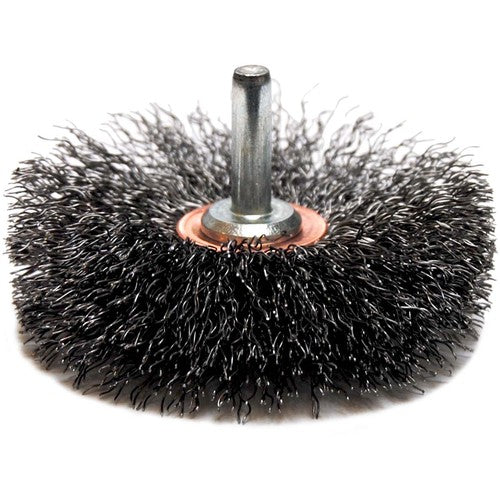 3″ Diameter - Crimped Steel Wire Confle x Brush - Eagle Tool & Supply