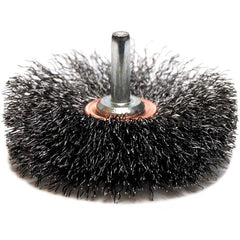 3″ Diameter - Crimped Steel Wire Confle x Brush - Eagle Tool & Supply