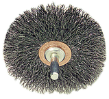 3'' Diameter - Crimped Stainless Confle x Brush - Eagle Tool & Supply