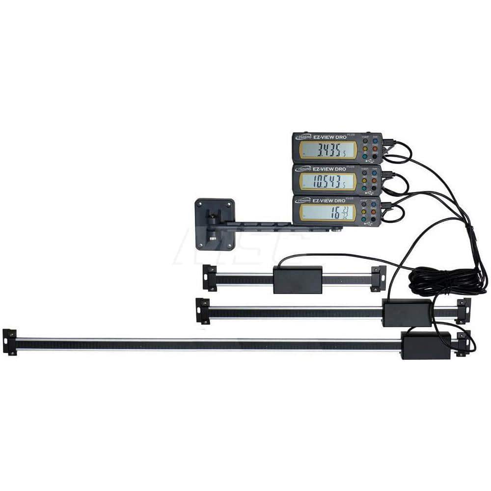 Linear Scale: 6″ Max Measuring Range, 0.0005″ Resolution, 8″ Scale Length 76″ Cable Length