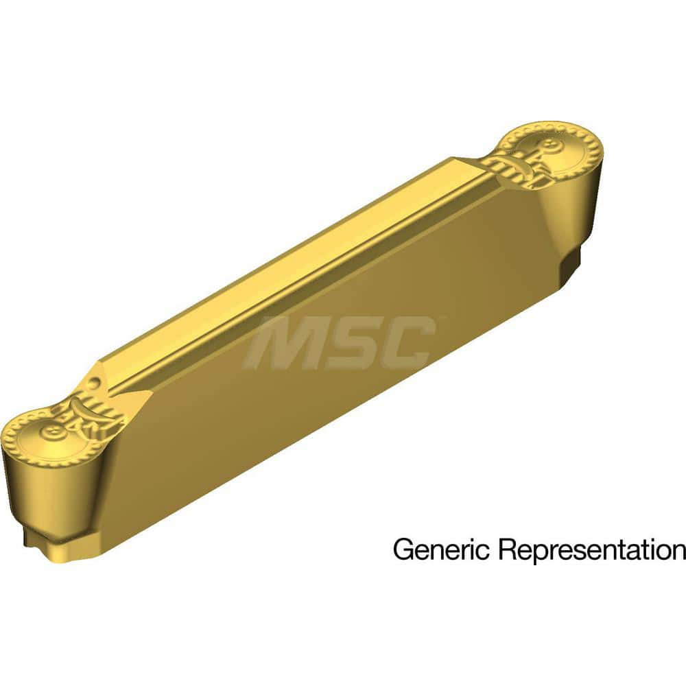 Grooving Insert: GCM4020RN AC830P, Solid Carbide Super FF Finish, Neutral, 4 mm Cutting Width, 25 mm Max Depth, Series GND