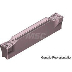 Grooving Insert: GCM4004ML AC520U, Solid Carbide Super ZX Finish, Neutral, 4 mm Cutting Width, 25 mm Max Depth, Series GND