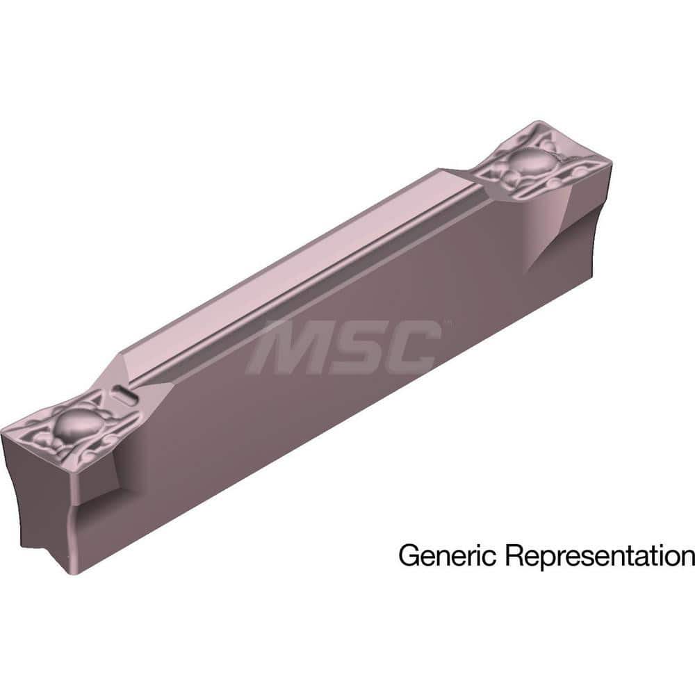 Grooving Insert: GCM7004ML AC520U, Solid Carbide Super ZX Finish, Neutral, 7 mm Cutting Width, 25 mm Max Depth, Series GND