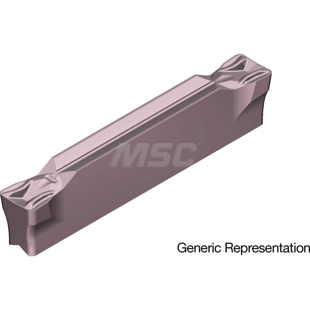 Grooving Insert: GCM5008MG AC520U, Solid Carbide Super ZX Finish, Neutral, 5 mm Cutting Width, 25 mm Max Depth, Series GND
