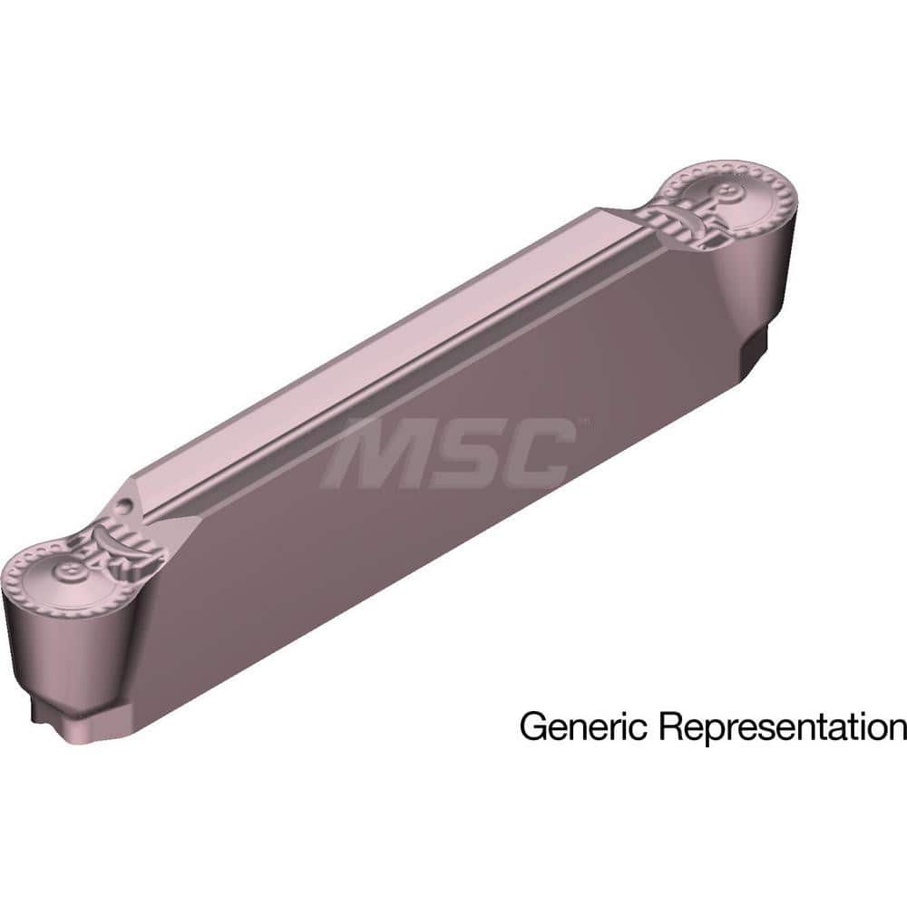 Grooving Insert: GCM4020RN AC520U, Solid Carbide Super ZX Finish, Neutral, 4 mm Cutting Width, 25 mm Max Depth, Series GND