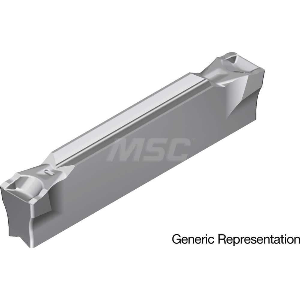 Grooving Insert: GCM6002GL AC8035P, Solid Carbide Absotech Finish, Neutral, 6 mm Cutting Width, 25 mm Max Depth, Series GND