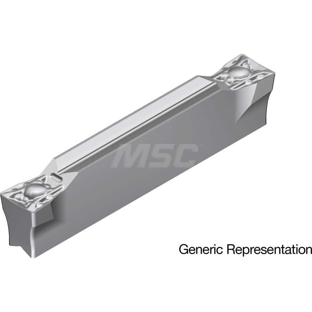 Grooving Insert: GCM6004ML AC8035P, Solid Carbide Absotech Finish, Neutral, 6 mm Cutting Width, 25 mm Max Depth, Series GND