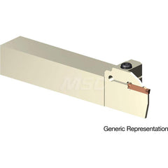 Indexable Cutoff Toolholder: 20 mm Max Depth of Cut, 40 mm Max Workpiece Dia, Left Hand 32 mm Shank Height, 32 mm Shank Width, Uses GCMN Inserts, Series GND