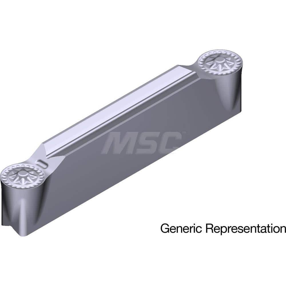 Grooving Insert: GCM7035RG AC5015S, Solid Carbide Absotech Finish, Neutral, 7 mm Cutting Width, 25 mm Max Depth, Series GND