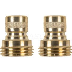 Garden Hose Fittings & Repair Kits; Connector Type: Quick Connect; Male; Compatible Hose Diameter: 0.75; Thread Type: GHT; Material: Brass; Inside Diameter (Decimal Inch): 0.75; Material: Brass