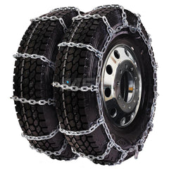 Tire Chains; For Use With: 11R22.5; 275/80R24.5; 295/75R22.5; 285/70R22.5; 305/70R22.5; 285/70R24.5; 275/75R22.5; 295/70R22.5; Axle Type: Dual Axle