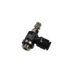 Air Flow Control Valve: Miniature Flow Control, 8mm Tube OD, 145 Max psi Nickel-Plated Brass Nitrile Butadiene Rubber Stainless Steel & Technical Polymer, 1/8 Male