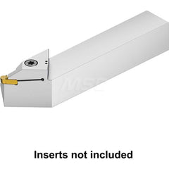 Indexable Cutoff Toolholder: 5.5 mm Max Depth of Cut, 5.5 mm Max Workpiece Dia, Left Hand 20 mm Shank Height, 20 mm Shank Width, Uses EG0300M03P00 Inserts, Series Beyond Evolution